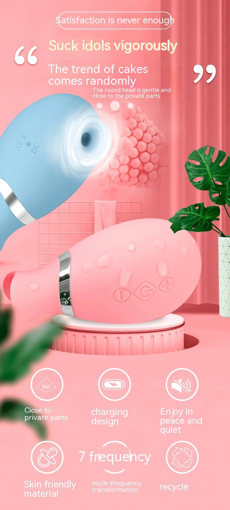 Le Velours — Stimulateur Langue & Succion