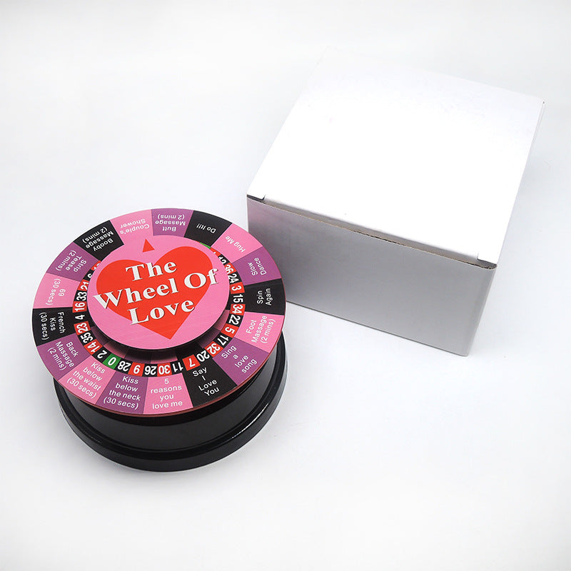 Electric Fun Turntable Couple Game Mini Turntable Valentine's Day Gift