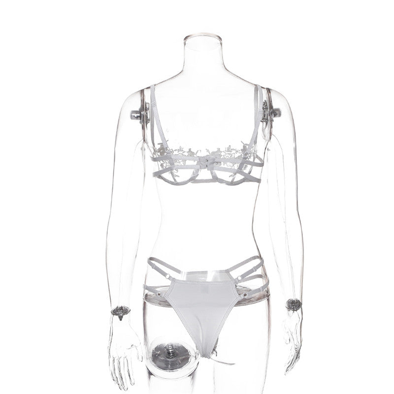 La Florale — Set Lingerie Brodé Deux Pièces