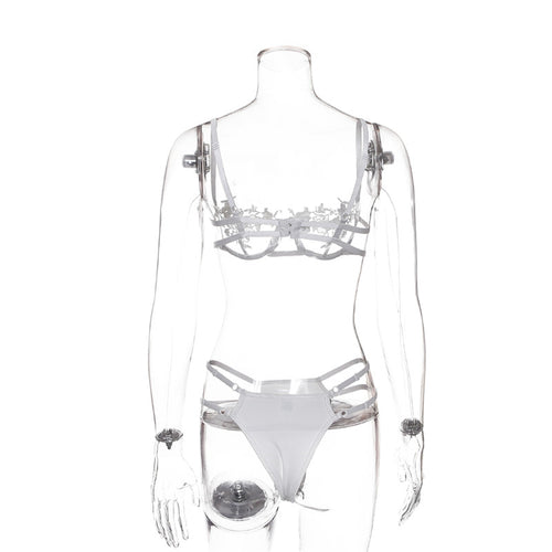 La Florale — Set Lingerie Brodé Deux Pièces