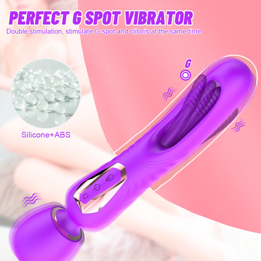 Adult Toys Female Slap Vibrator, Couple Toys With 7 Slap And 10 Vibration   Modes, Female G-spot Clitoral Dildo