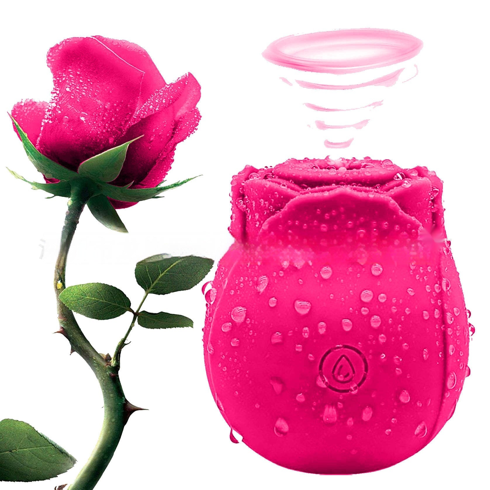 Amazon Hot Free Tags Love Each Other Rose Sucking Massager For Women