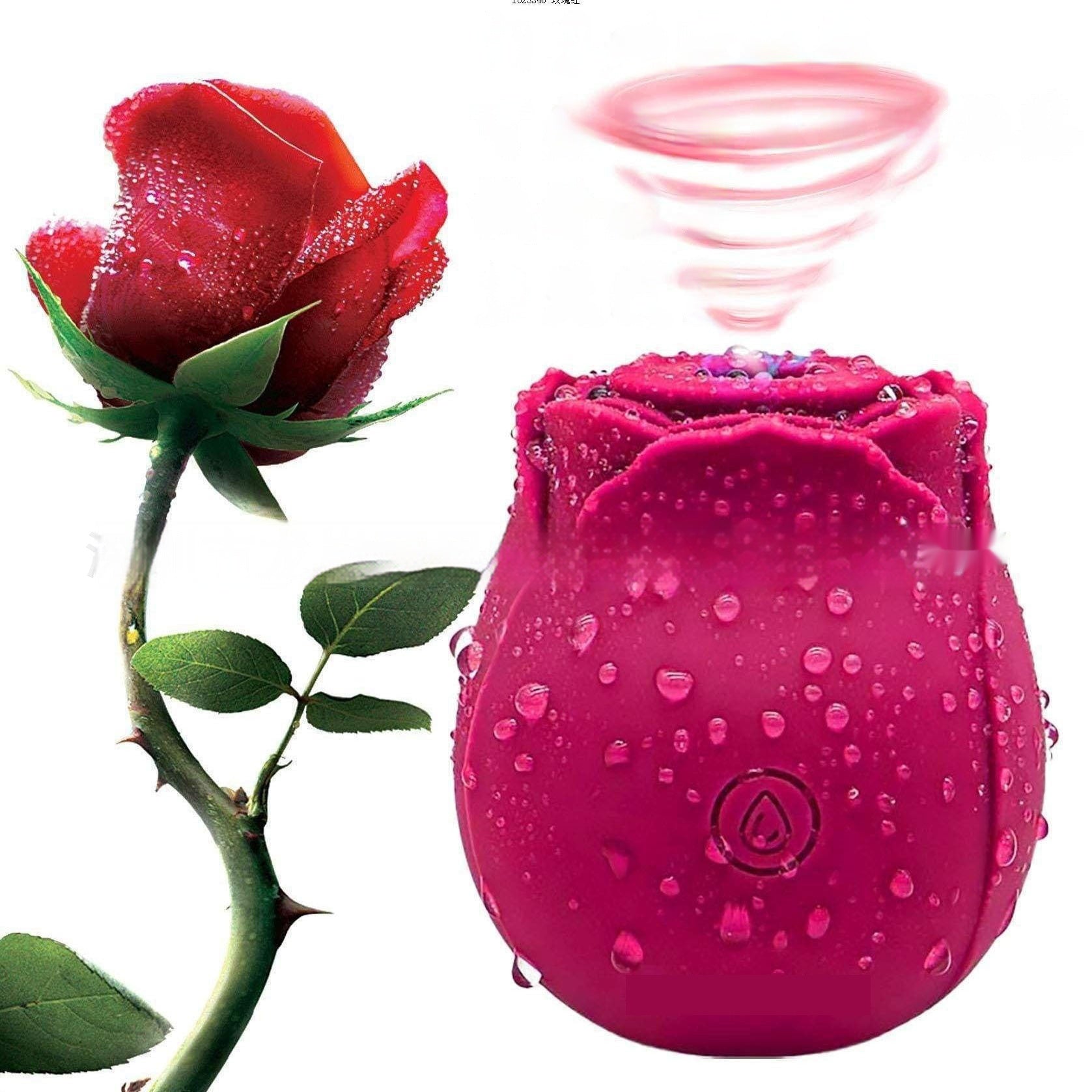 Amazon Hot Free Tags Love Each Other Rose Sucking Massager For Women