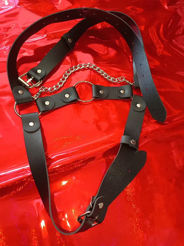 European And American Trendy Men's Chest Straps