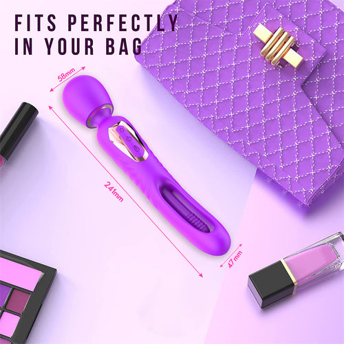 Adult Toys Female Slap Vibrator, Couple Toys With 7 Slap And 10 Vibration   Modes, Female G-spot Clitoral Dildo